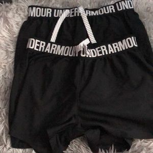 2 underarmour shorts